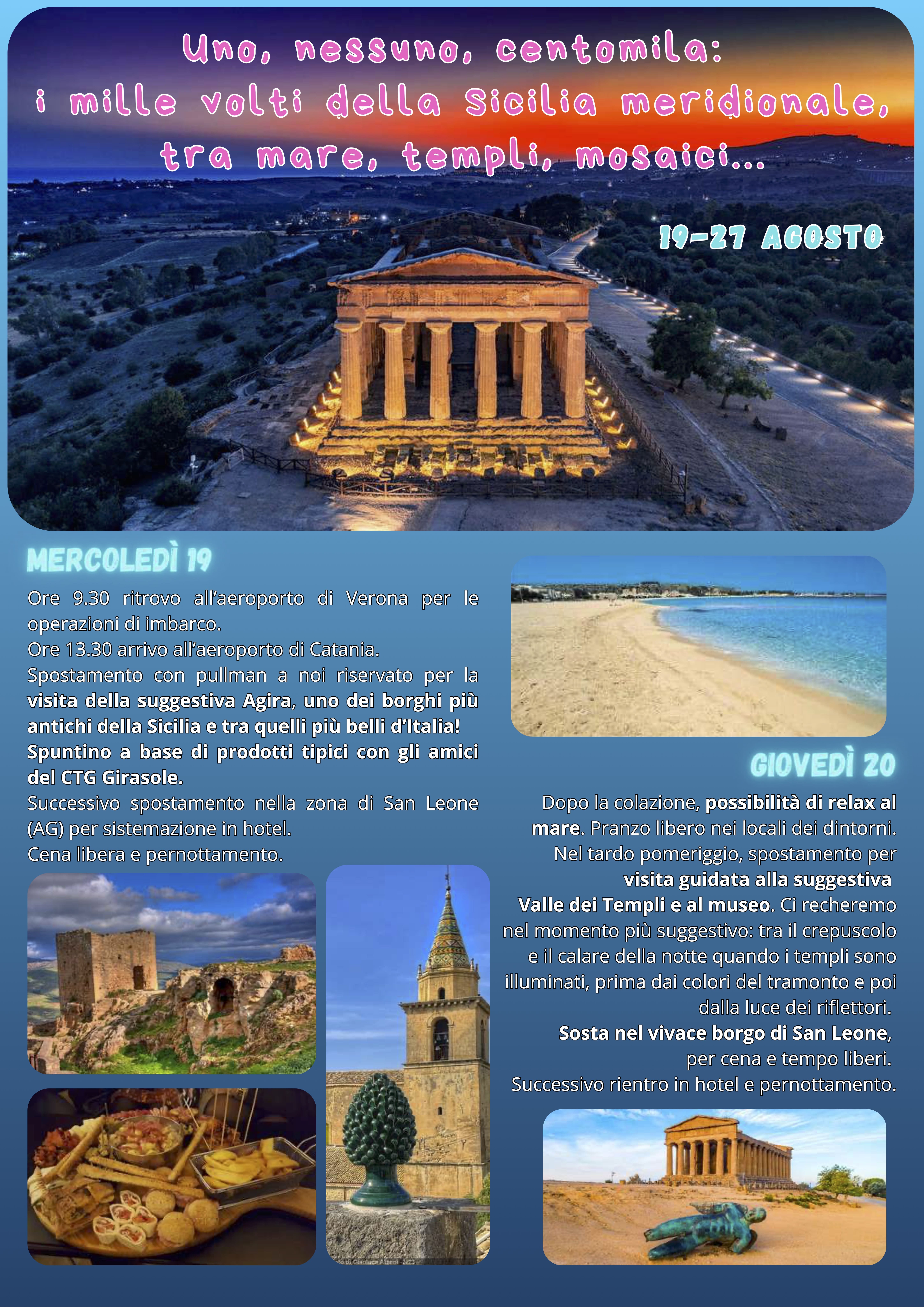 UNO NESSUNO CENTOMILA I MILLE VOLTI DELLA SICILIA MERIDIONALE